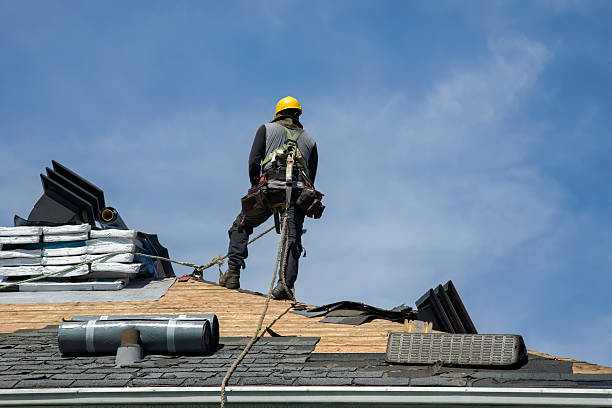 Professional Roof Installation technician working in Retsof, NY